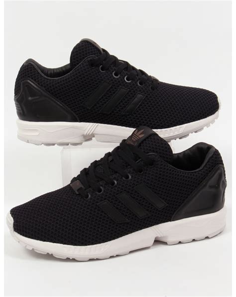 adidas zx flux w schuhe bulldog|adidas Originals ZX Flux trainers in Black and White .